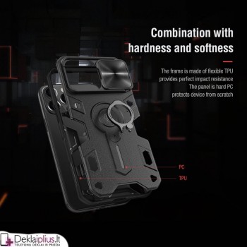 Nillkin Camshield Armor dėklas - juodas (Apple Iphone 13 Pro) Nillkin Camshield Armor dėklas - juodas (Apple Iphone 13 Pro)